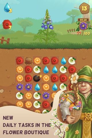 Screenshot 6: Flower Book Match3 Puzzle Game