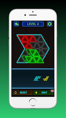 Screenshot 9: Glow Block Triangle Puzzle