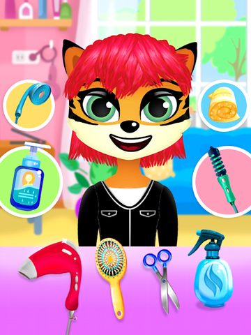 Screenshot 1: Animals hair salon