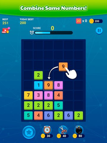 Screenshot 15: Merge Block: Number Puzzle Fun