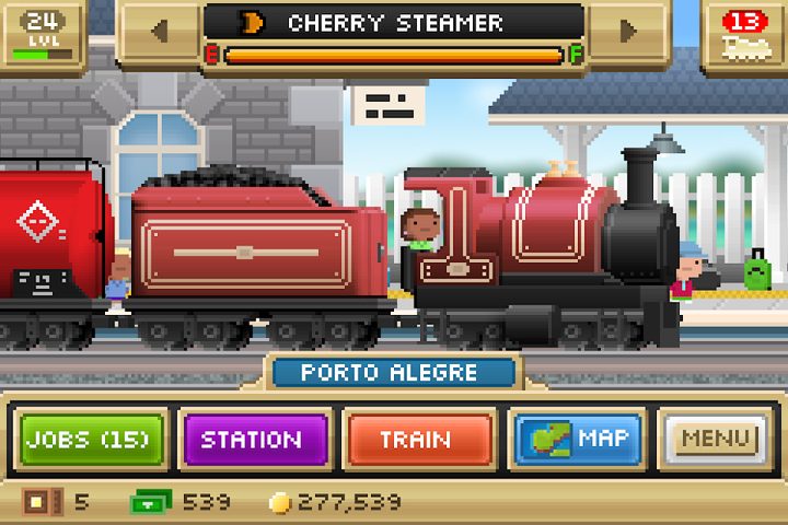 Screenshot 1: Pocket Trains: Tiny Transport Rail Simulator