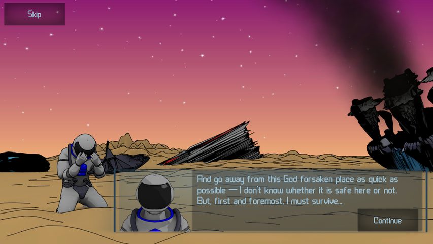 Screenshot 2: Random Space: Survival Simulator