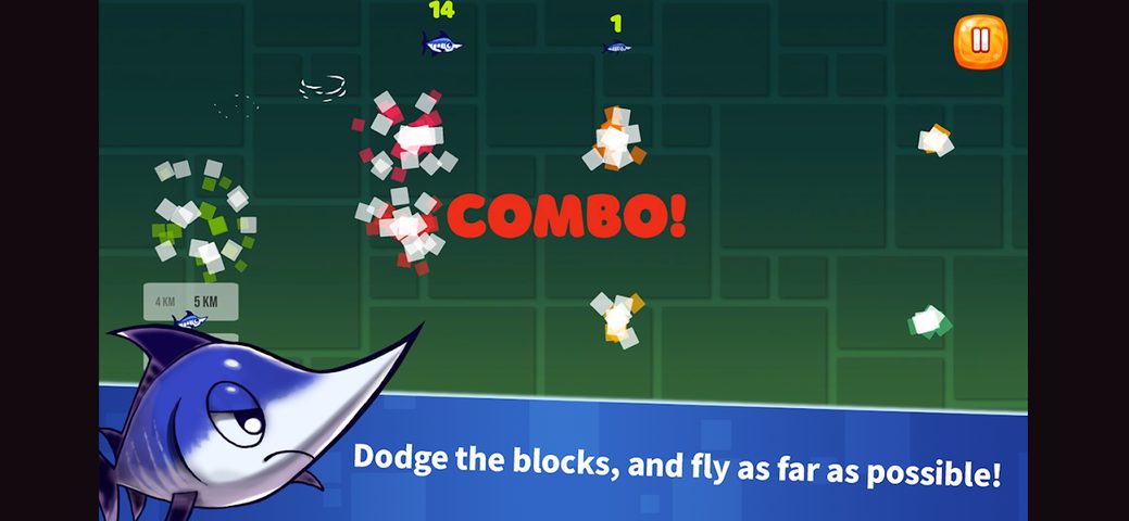 Screenshot 5: Crush the Block : tap tap fly