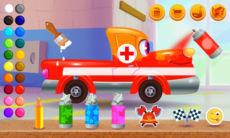 Screenshot 3: Funny Racing Cars