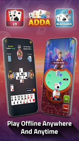 Screenshot 4: Adda : Rummy , 29 card game , 3 Patti , CallBreak