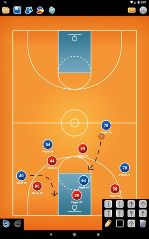 Screenshot 5: Coach Tactic Board: Basketball