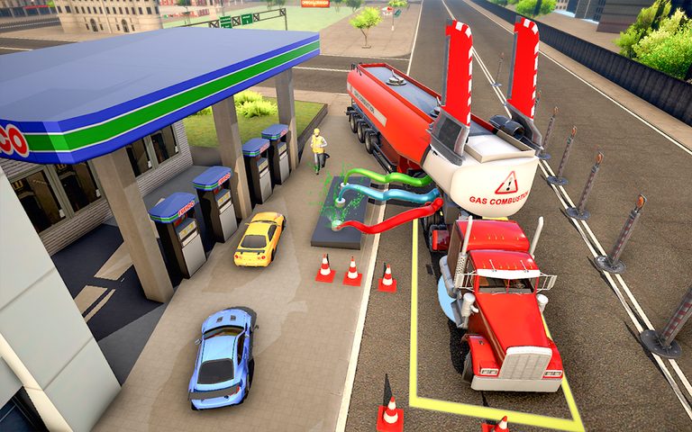 Screenshot 4: Flying Oil Tanker Truck Games