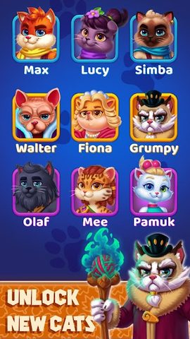 Screenshot 3: Cat Heroes - Match 3 Puzzle