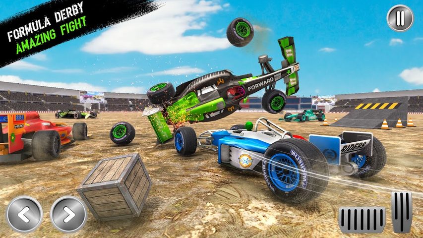 Screenshot 1: Formula Car Demolition Derby 2021: Car Smash Derby