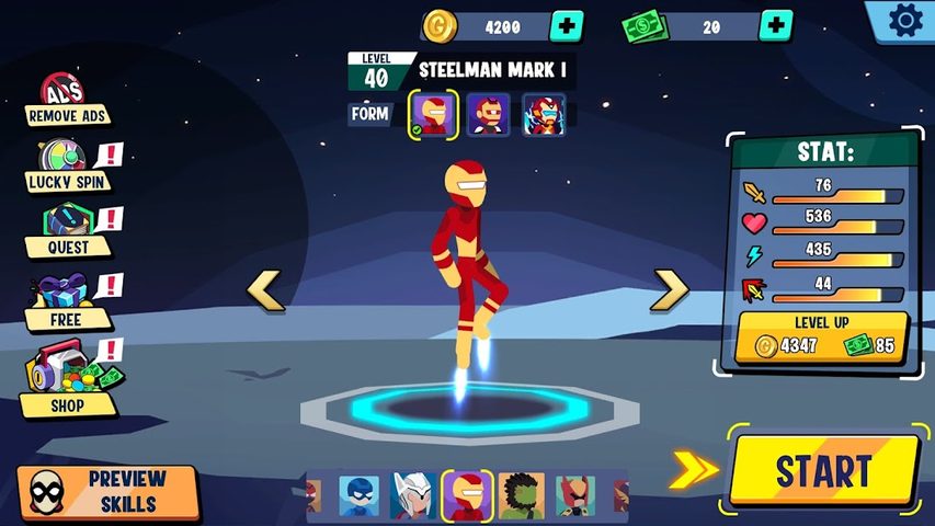 Screenshot 14: Stickman Heroes Fight - Super Stick Warriors
