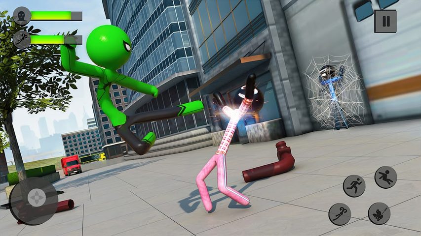 Screenshot 11: Flying Stickman Rope Hero Game
