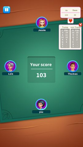 Screenshot 3: King of Belote Card Game