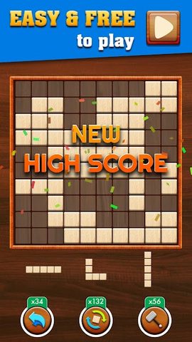 Screenshot 1: Woody Extreme: Wood Block Puzzle Games for free