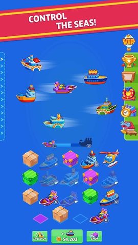Screenshot 8: Merge Ship: Idle Tycoon
