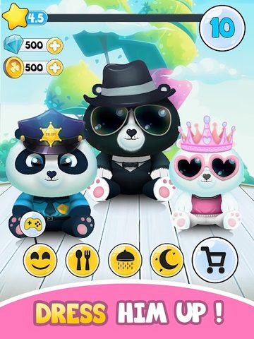 Screenshot 15: Pu cute panda bears pet game