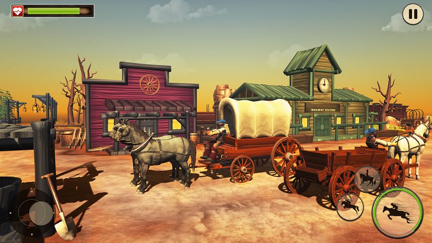 Screenshot 2: Horse Racing Taxi Driver Games