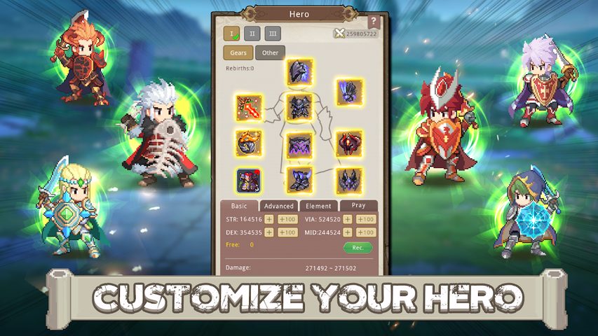 Screenshot 3: Little Hero: Idle RPG