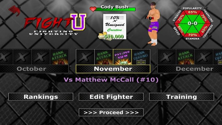 Screenshot 5: Weekend Warriors MMA