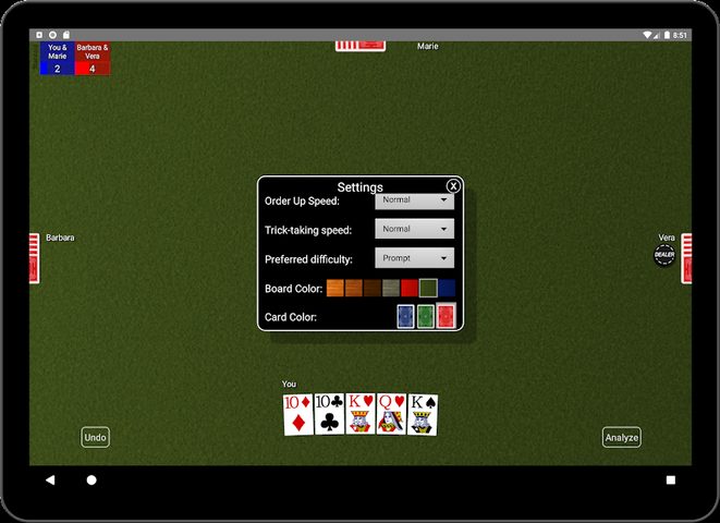Screenshot 16: Euchre Card Classic
