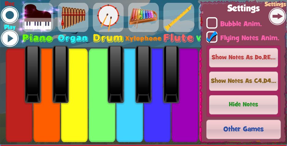 Screenshot 2: Kids Piano