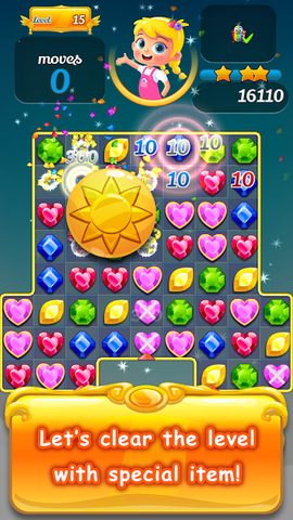 Screenshot 1: New Jewel Pop Story: Puzzle World