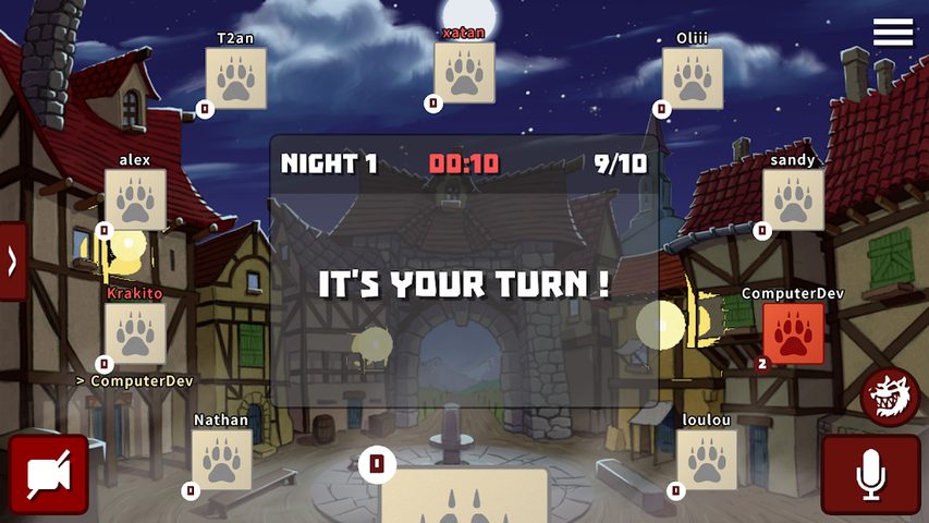 Screenshot 1: Werewolves Online