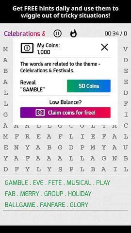 Screenshot 8: Super Word Search Puzzles