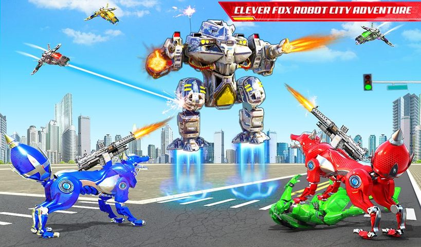 Screenshot 12: Fox Robot Transform Bike Game