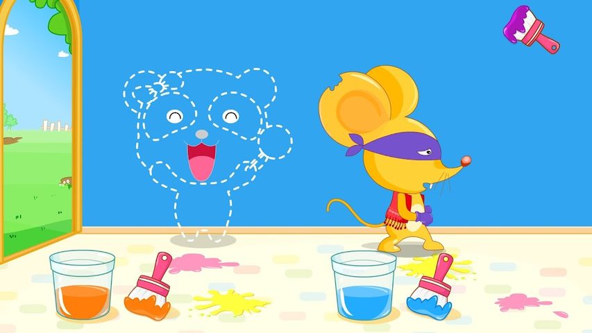Screenshot 3: Baby Panda's Color Mixing