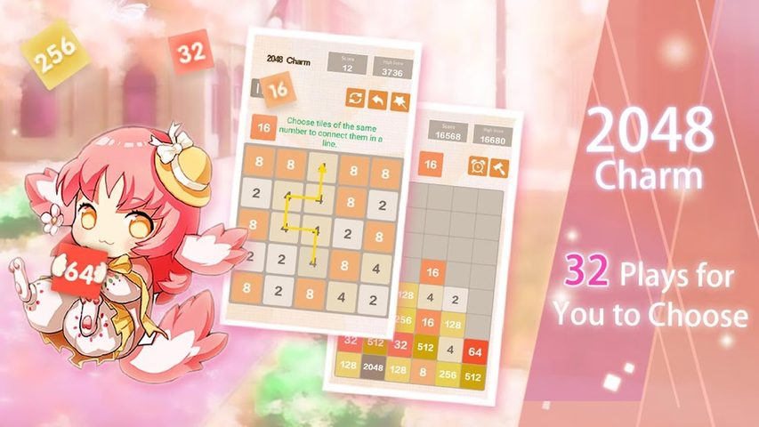 Screenshot 8: 2048 Charm: Classic Number Puzzle Game