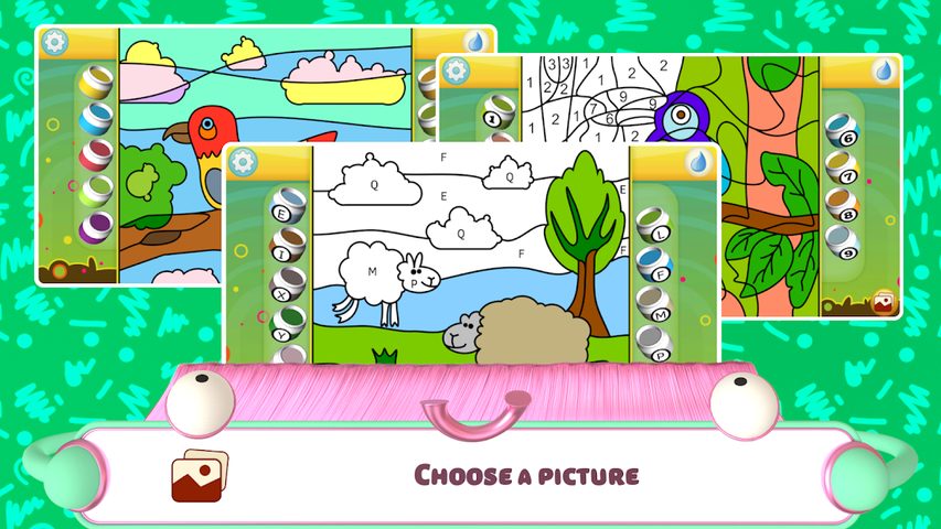 Screenshot 1: Color by Numbers - Animals