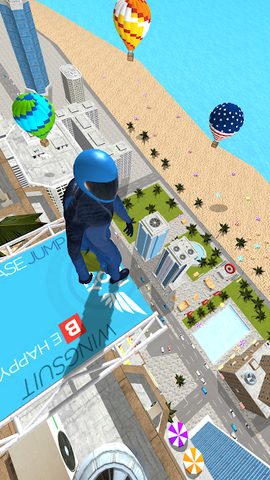 Screenshot 1: Base Jump Wing Suit Flying