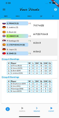 Screenshot 2: Playasport Tennis