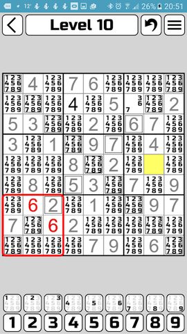 Screenshot 3: Sudoku X