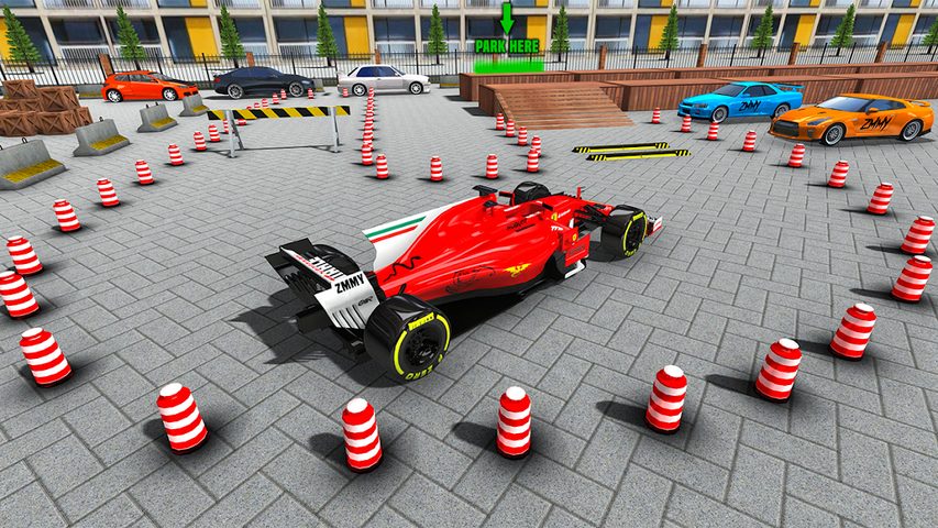 Screenshot 1: Formula Car Games Adventure New Parking Games 2021