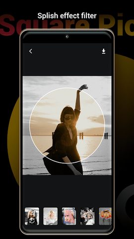 Screenshot 3: Photo Editor Pro - Square Pic