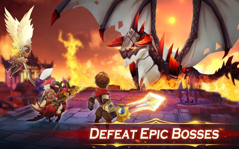 Screenshot 1: Pocket Knights2: Dragon Impact