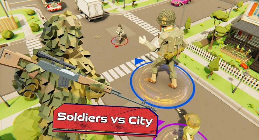 Screenshot 1: War.io Army Battle Royale Game