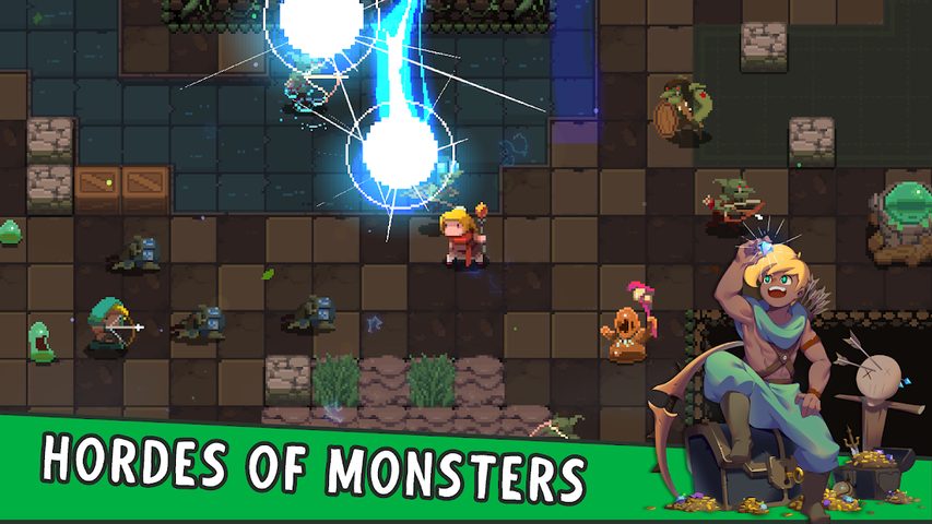 Screenshot 2: Elemental Dungeon - Roguelike Monster Adventure