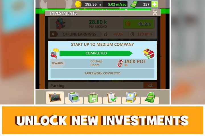 Screenshot 5: Burger Clicker - Idle Money Billionaire Business