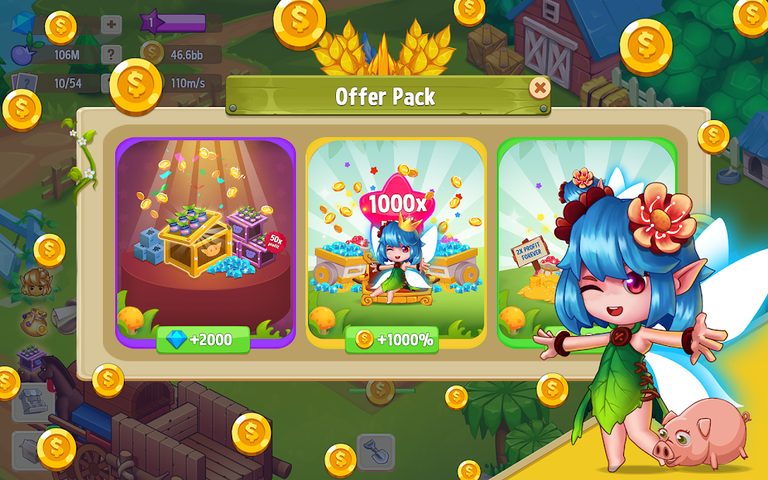 Screenshot 11: Idle Fairy Farm: Frenzy Farming Game