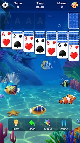 Screenshot 1: Solitaire - Classic Klondike Solitaire Card Game