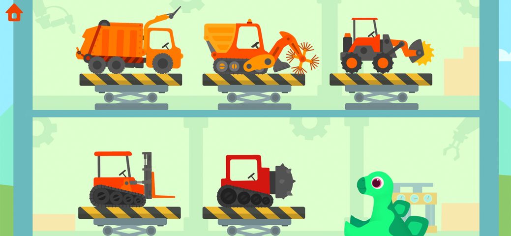 Screenshot 3: Dinosaur Garbage Truck Games 4+