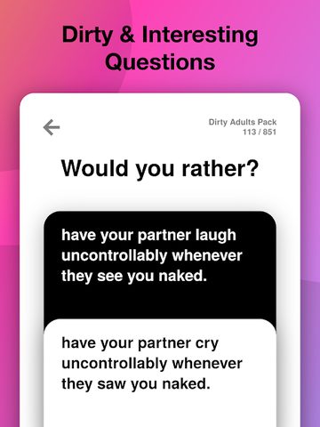 Screenshot 7: Would you Rather? Dirty Adult
