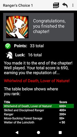 Screenshot 7: Ranger's Choice: Choices Game RPG