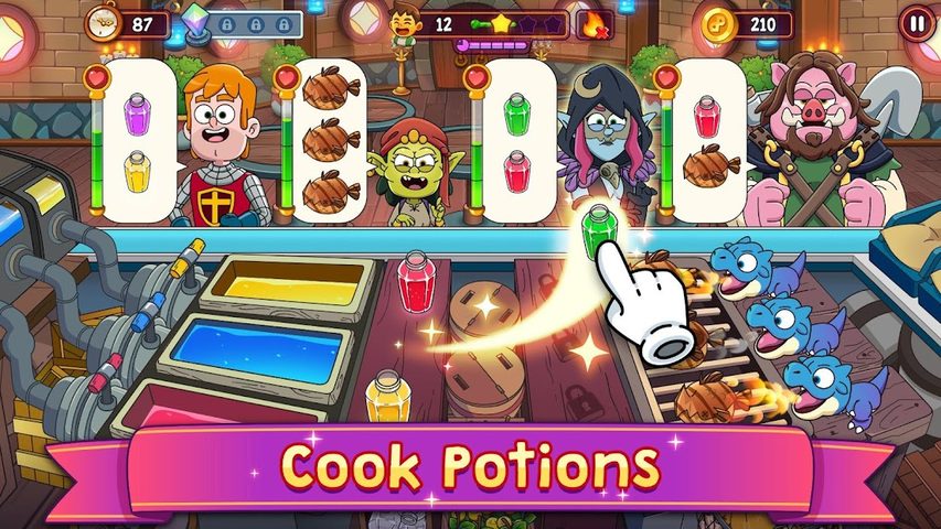 Screenshot 1: Potion Punch 2: Cooking Quest