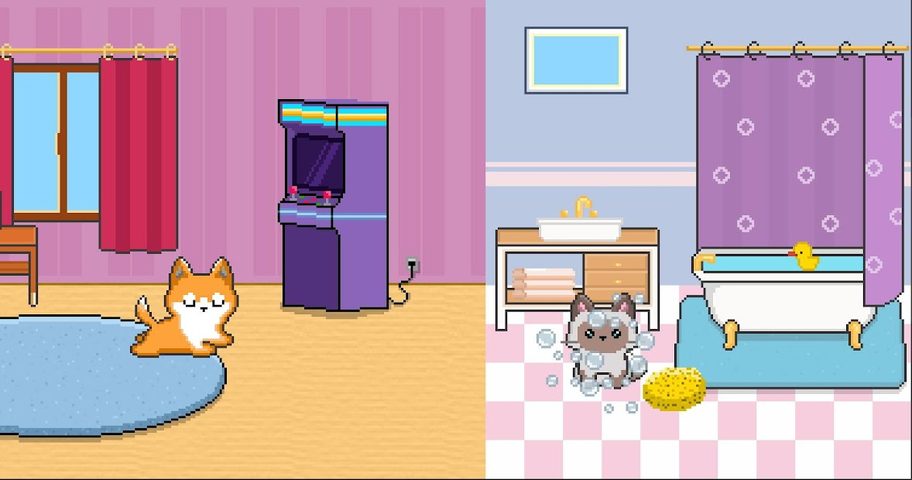 Screenshot 2: Fluffy Pixels - Virtual Pet