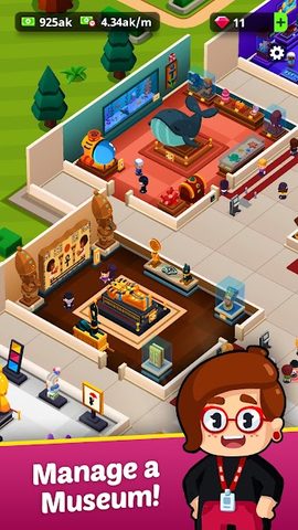 Screenshot 2: Idle Museum Tycoon: Art Empire