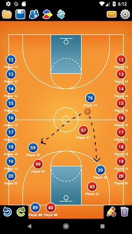 Screenshot 4: Coach Tactic Board: Basketball