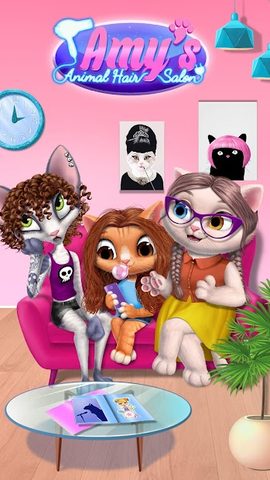 Screenshot 1: Amy's Animal Hair Salon